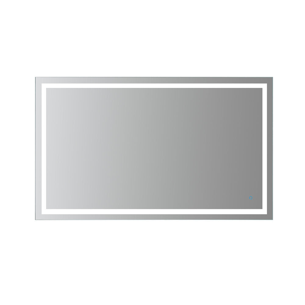 Arpella - Luci 60x36 Inch LED Mirror with Memory Dimmer and Defogger - LEDAM6036