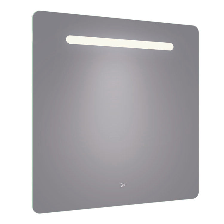 Arpella - Florence 34x36 Contemporary Lighted Mirror with Memory Dimmer and Defogger - LEDOLM3436