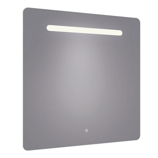 Arpella - Florence 34x36 Contemporary Lighted Mirror with Memory Dimmer and Defogger - LEDOLM3436
