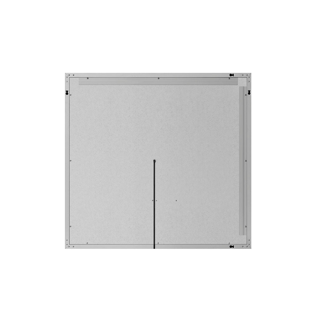 Arpella - Romano 34x36 Perimeter Lighted Mirror with Dimmer and Defogger, Wall Switch Direct - LEDPLM3436