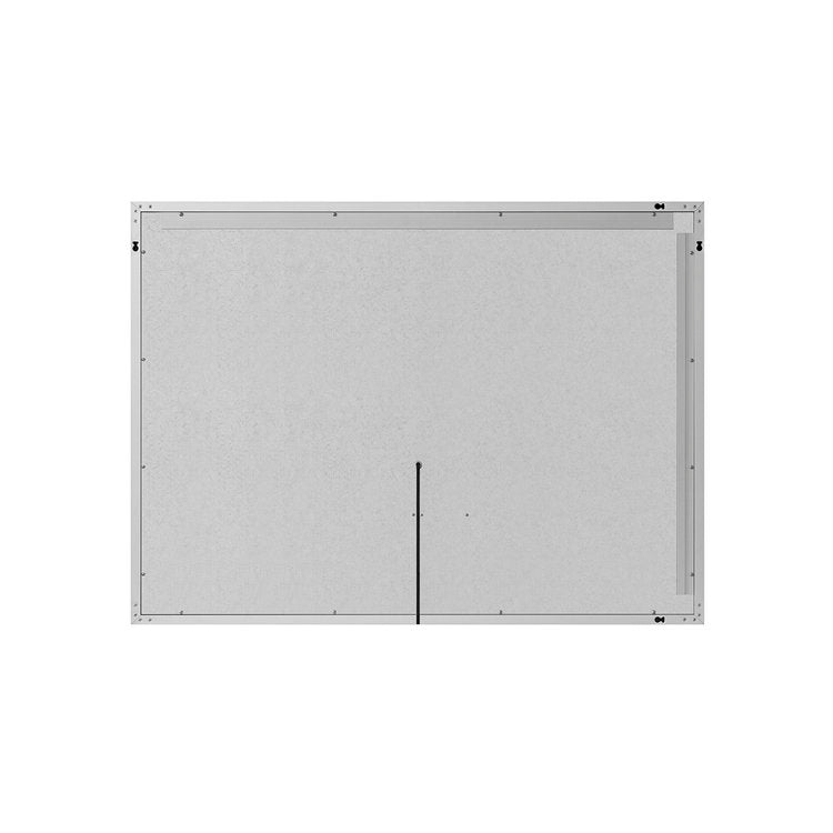 Arpella - Romano 48x36 Perimeter Lighted Mirror with Dimmer and Defogger, Wall Switch Direct - LEDPLM4836
