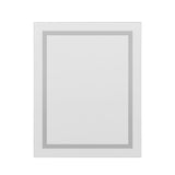 Arpella - Miramar 24x30 Lighted Mirror with Dimmer and Defogger, Wall Switch Direct - LEDWSM2430