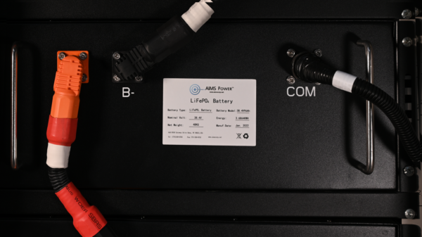 Aims Power - 230 VDC Hybrid Battery Back Up Kit 44,228 Watt Hours - KITHY230VBATMS