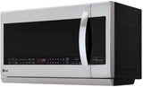 LG Over the Range Microwaves, 5.8 CF Gas Single Oven Slide-In Range, EasyClean Plus Self Clean, ThinQ, and Wall Mounted Range Hood Bundle