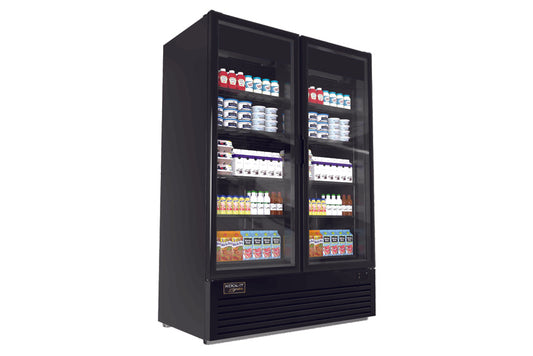 Kool-It - Signature - Commercial - black merchandiser refrigerator - LX-46RB