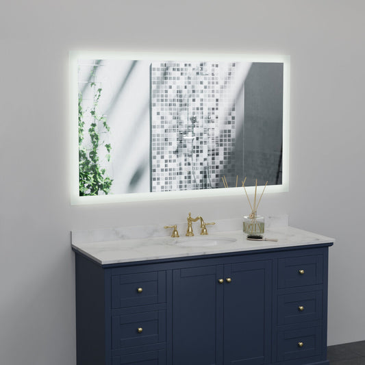 Arpella - Puralite 60 in. x 36 in. LED Wall Mounted Backlit Vanity Mirror  with Memory Dimmer - BLM6036