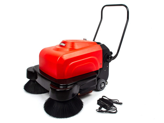 SM1050-B 41.3“ Electric Floor Sweeper, automated water spray