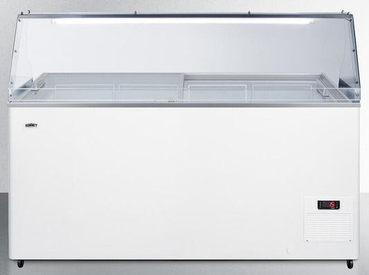 Summit - Commercial 53" 14.1 cu.ft. White Chest Freezer - With Lock | [NOVA45PDC]