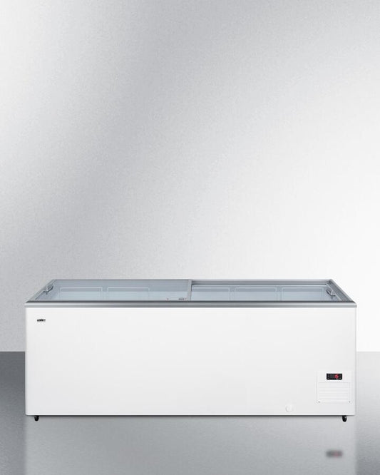 Summit - Commercial 71" 21.3 cu.ft. White Chest Freezer with Lock | [NOVA61]