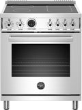 Bertazzoni | 30" Professional Series range - Electric self clean oven - 4 induction zones | PROF304INSXT