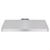 Cosmo - 48 in. Under Cabinet Range Hood with Push Button Controls, Permanent Filters, 3-Speed Fan and LED Lights in Stainless Steel | COS-QB48