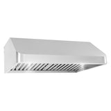 Cosmo - 30 in. Ducted Under Cabinet Range Hood in Stainless Steel with Push Button Controls, LED Lighting and Permanent Filters | COS-QB75