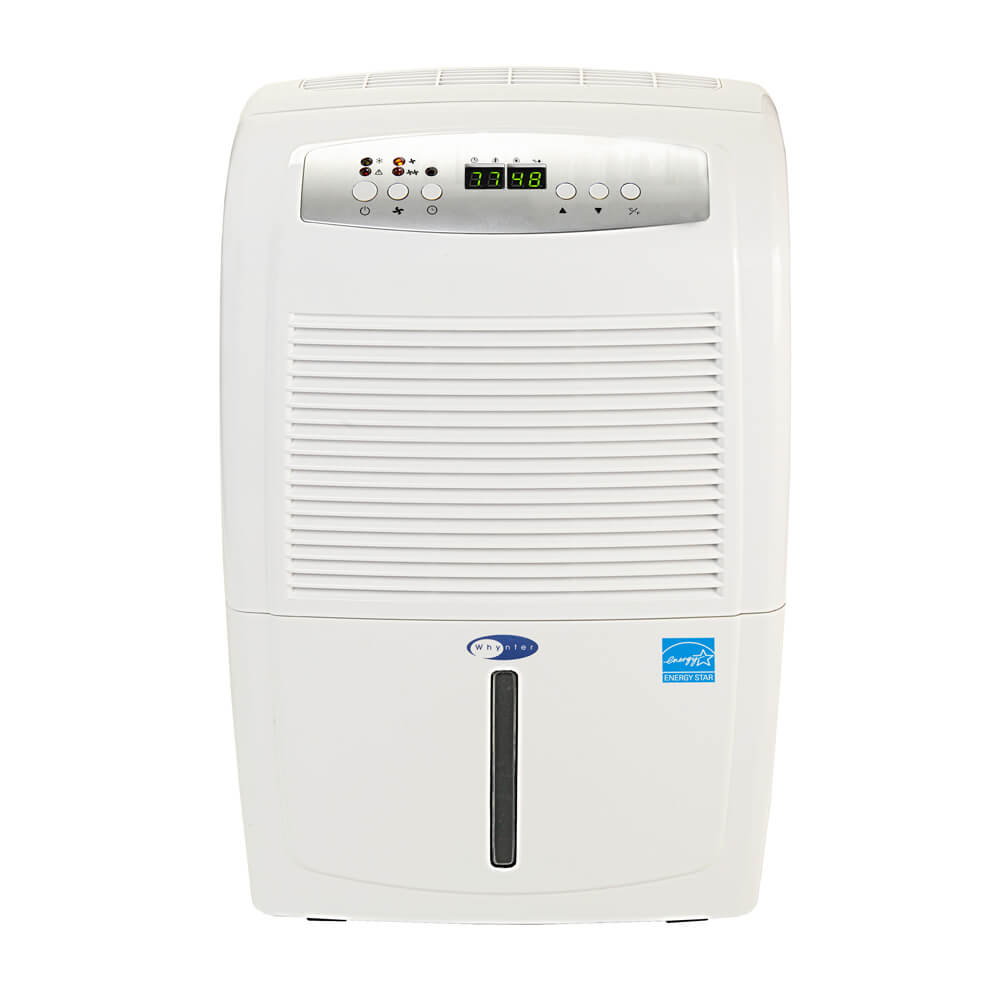 Whynter - Energy Star 50 Pint High Capacity up to 4000 sq ft Portable Dehumidifier with Pump | RPD-551EWP