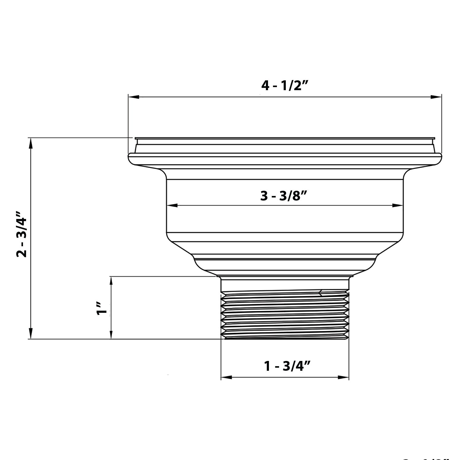 Ruvati Kitchen Sink Strainer Drain Assembly – Brass/Gold Tone Stainless Steel – RVA1022GG