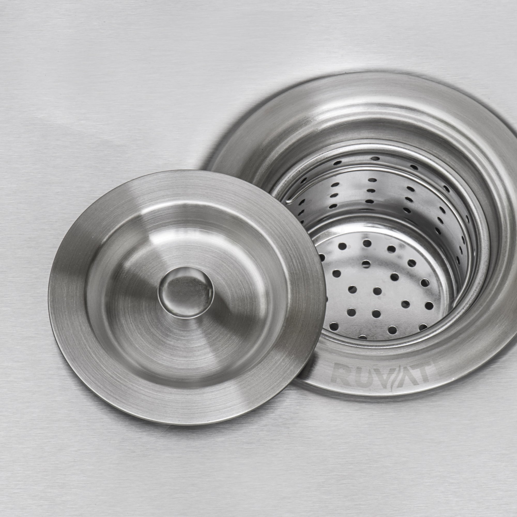 Ruvati RVA1025 Kitchen Sink Basket Strainer – Stainless Steel
