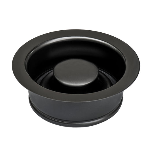 Ruvati Garbage Disposal Flange for Kitchen Sinks – Gunmetal Black Stainless Steel – RVA1041BL