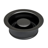 Ruvati Garbage Disposal Flange for Kitchen Sinks – Gunmetal Black Stainless Steel – RVA1041BL