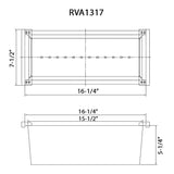 Ruvati Workstation Sink Colander 17 inch Stainless Steel with Wooden Handles – RVA1317