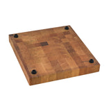 Ruvati 17 x 16 x 2 inch thick End-Grain American Cherry Butcher Block Solid Wood Large Cutting Board – RVA2445CER