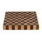 Ruvati 17 x 16 x 2 inch thick End-Grain American Walnut and Maple Checkered Butcher Block Solid Wood Cutting Board – RVA2445CHK