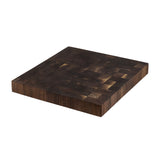 Ruvati 17 x 16 x 2 inch thick End-Grain Solid American Walnut Butcher Block Wood Large Cutting Board – RVA2445WAL