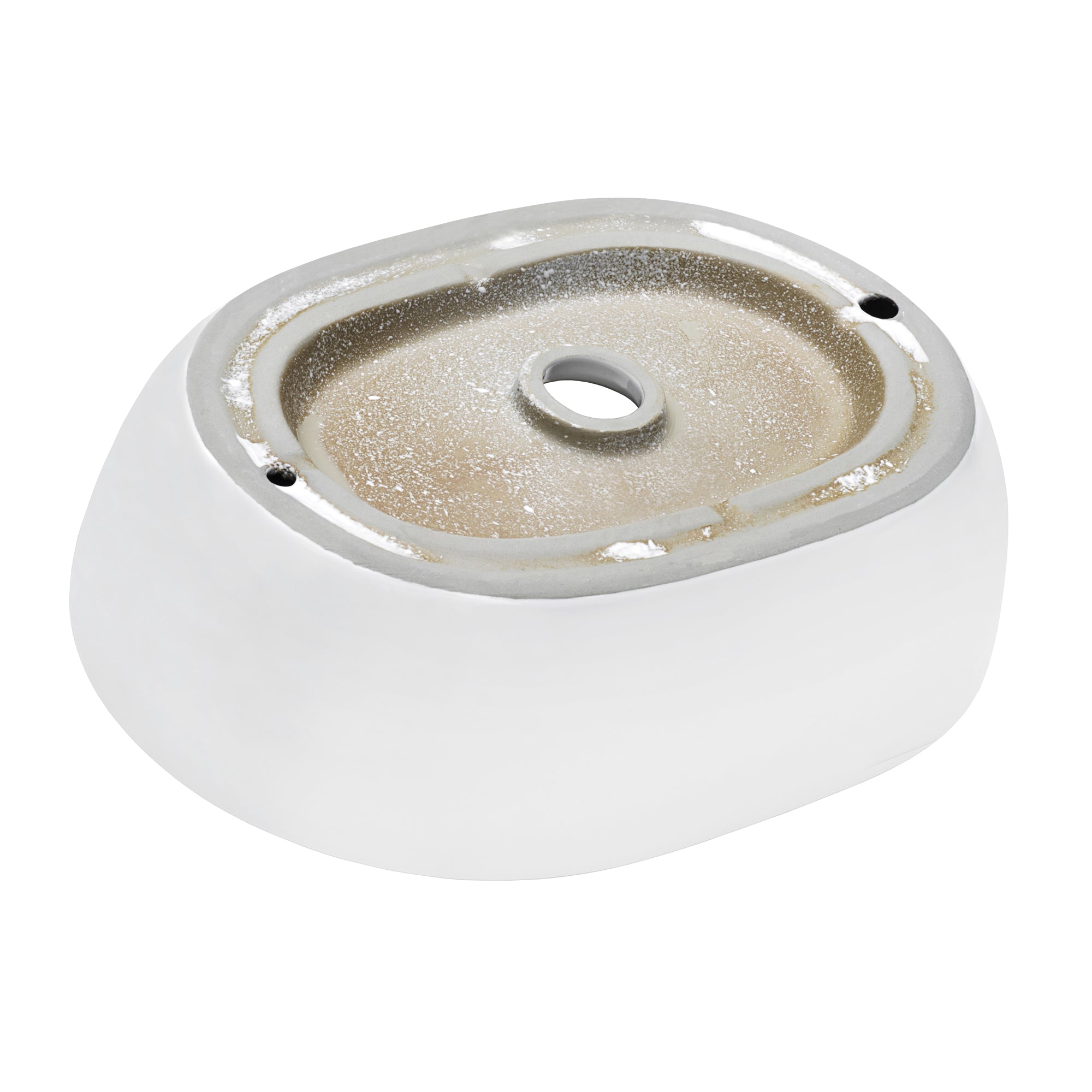 19 x 14 inch Bathroom Vessel Sink White Oval Above Counter Vanity Porcelain Ceramic