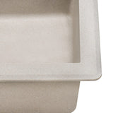 33 x 22 inch epiGranite Dual-Mount Granite Composite Double Bowl Kitchen Sink – Caribbean Sand