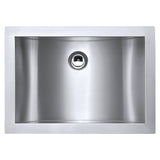 Ruvati 16 x 11 inch Brushed Stainless Steel Rectangular Bathroom Sink Undermount – RVH6107