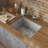23-inch Undermount 16 Gauge Zero Radius Kitchen Sink Stainless Steel Single Bowl