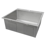 Ruvati 18 x 20 inch Drop-in Topmount Rounded 16 Gauge Stainless Steel Kitchen Sink Single Bowl – RVH8006