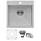 Ruvati 18 x 18 inch Drop-in Topmount Bar Prep Sink 16 Gauge Stainless Steel Single Bowl – RVH8118