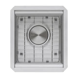 Ruvati 13 inch Workstation Bar Prep Sink with Cover Undermount 16 Gauge Stainless Steel Single Bowl – RVH8316