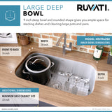 30-inch Undermount 16 Gauge Stainless Steel Kitchen Sink Single Bowl