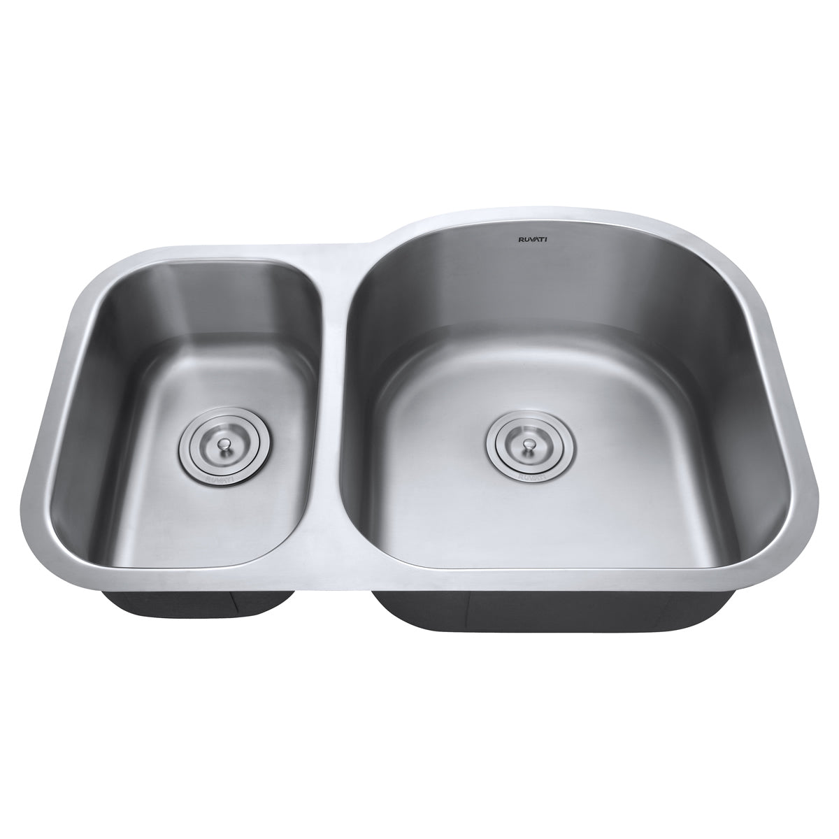32-inch Undermount 40/60 Double Bowl 16 Gauge Stainless Steel Kitchen Sink