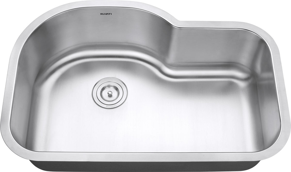 Undermount 16 Gauge 32″ Kitchen Sink Single Bowl
