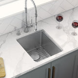 12-inch Undermount Bar Prep Kitchen Sink 16 Gauge Stainless Steel Single Bowl