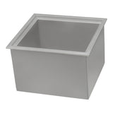 Ruvati Insulated Ice Chest Sink 21 x 20 inch Outdoor BBQ Marine Grade T-316 Topmount Stainless Steel – RVQ6221