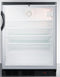 Summit | 24" ommercial Glass Door Craft Beer and Wine Refrigerator for Freestanding Use, With Digital Thermostat, Black Cabinet, and Lock |  SCR600BGLDTPUB