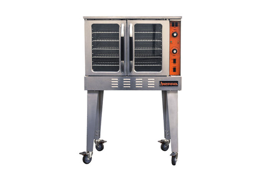 Sierra - Commercial - Single Deck Full Size Gas Convection Oven with Thermostatic Controls - SRCO