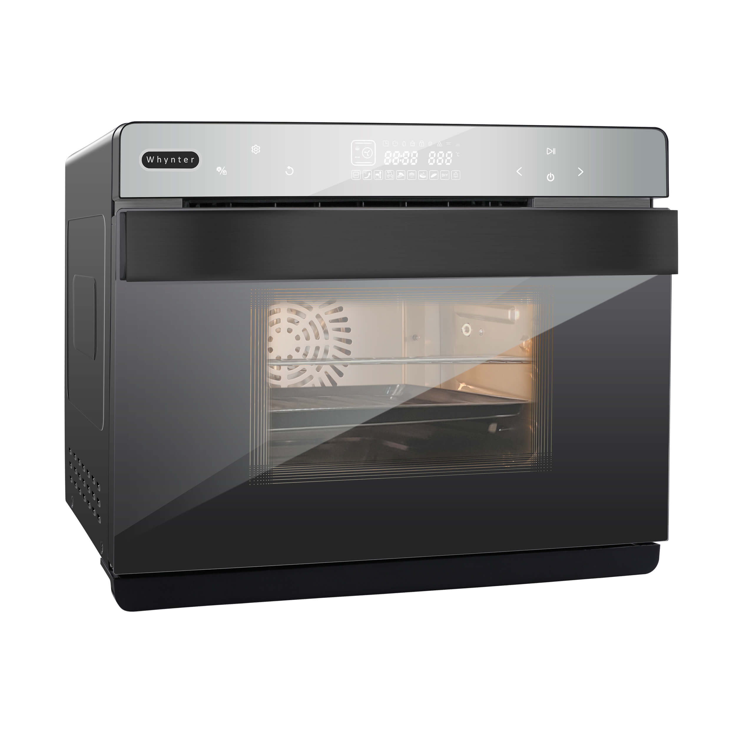 Whynter - Grande 40 Quart Capacity Counter-Top Multi-Function Intelligent Convection Steam Oven Air Fryer, Oven, Yogurt Maker, Dehydrator & DIY Mode | TSO-488GB