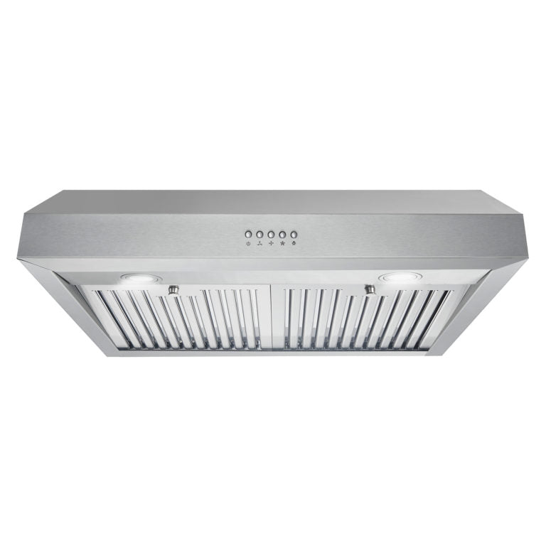 Cosmo - 30 in. Ducted Under Cabinet Range Hood in Stainless Steel with LED Lighting and Permanent Filters | UC30
