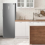 Whynter - 8.3 cu.ft. Energy Star Digital Upright Stainless Steel Deep Freezer/Refrigerator | UDF-0831SS