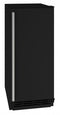 U-Line | Ice Maker 15" Reversible Hinge Black Solid 115v | 1 Class | UHCR115-BS01B