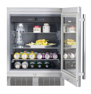 Liebherr - 24 Inch Wide 3.7 Cu. Ft. Built-In Wine and Beverage Cooler with LED Lighting | RU 510