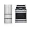 LG - 14.3 CF Kimchi Specialty Refrigerator, Standing Type, VCM and Gas Range Bundle