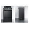 Summit - 20" Wide Electric Coil Range and 15" Wide All-refrigerator for Built-in or Freestanding Use with Digital Controls, LED Light, Right Door Swing, Lock and Black Exterior Finish Bundle