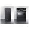 Summit - 15" wide fit for built-in or freestanding use in the home or commercial settings and 24" Wide Gas Wall Oven Bundle