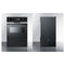 Summit - 24" Wide Gas Wall Oven and 18" Wide Built-In All-Refrigerator, ADA Compliant Bundle