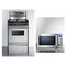 Summit - 20" Wide Electric Coil Range and Commercial Microwave Bundle
