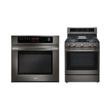 LG Electric Wall Oven LWS3063BD and Gas Range Bundle